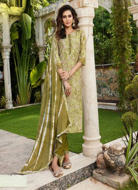 Ladies Flavour Muskan Model Chanderi Readymade Suits
